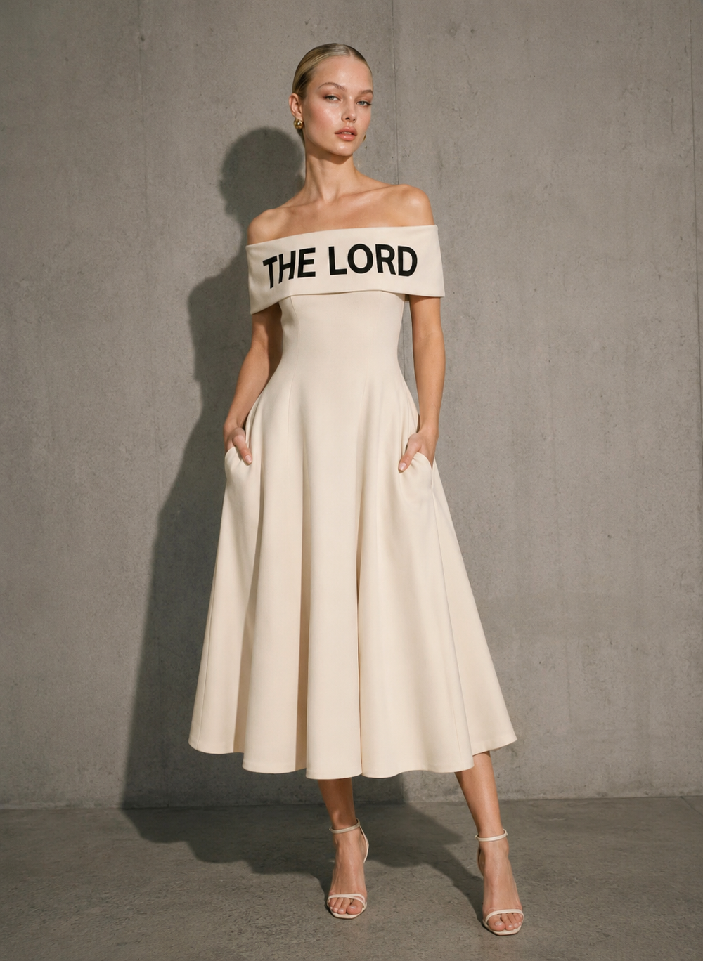 The Lord Is Coming A-Line Midi