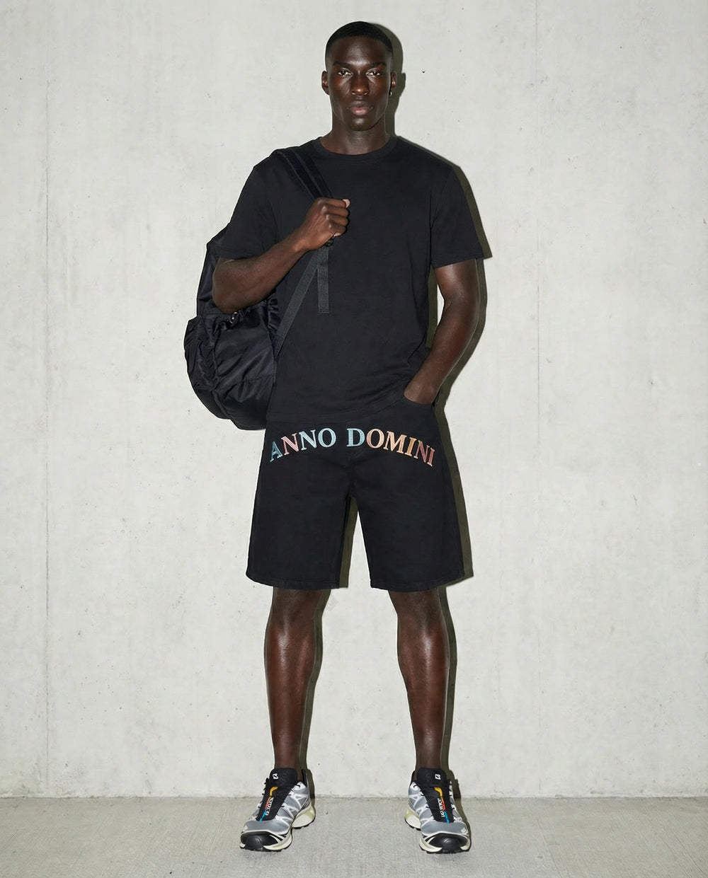 ANNO DOMINI - Rainbow Denim Shorts