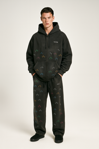 Crossfade Zip Hoodie