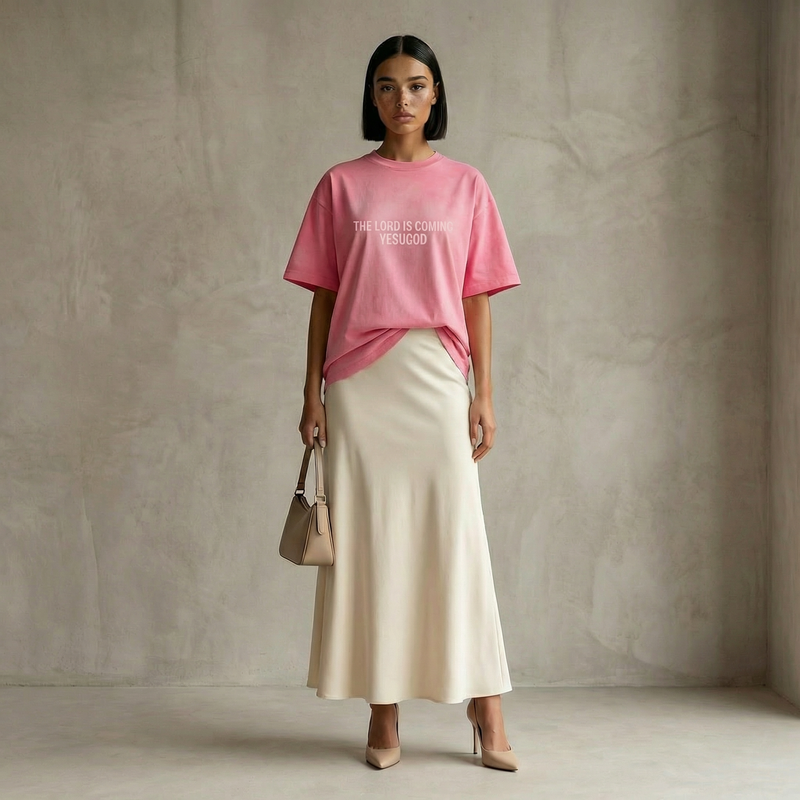 OMBRÈ Lord Is Coming Shirt - Pink