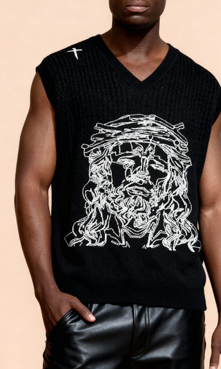 MESSIAH Knit Vest