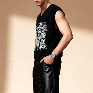 MESSIAH Knit Vest